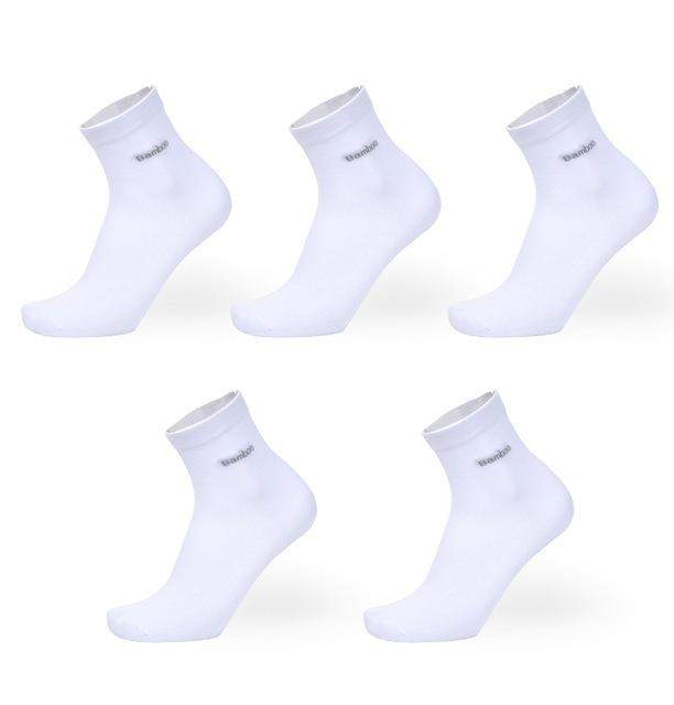 Bamboo Fiber Socks, Breathable, Odor Fighting, Anti-Bacterial, set of 5 pairs