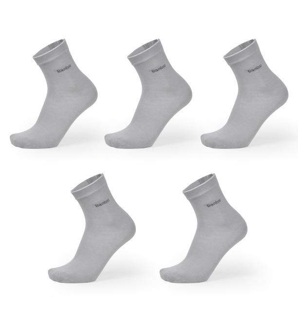 Bamboo Fiber Socks, Breathable, Odor Fighting, Anti-Bacterial, set of 5 pairs