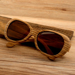 Handmade Bamboo Sunglasses, Polarized Lenses w/UV Protection, comes with gift box