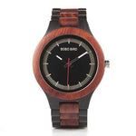 Red Sandalwood and Maple Watch for Men, With Wood Gift Box