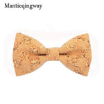 Bamboo Fiber Bow Ties, Corkwood Style, Choice of 12 Patterns
