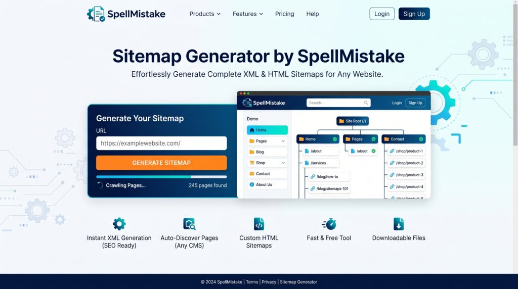 Sitemap Generator by SpellMistake